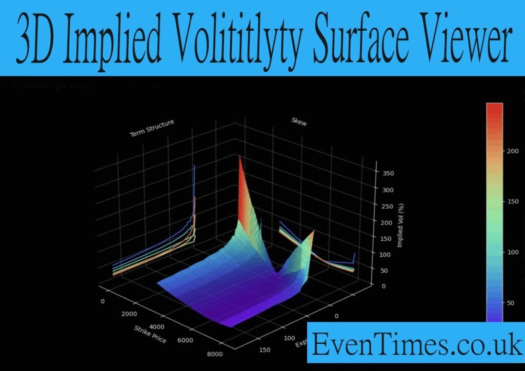 Mastering Market Insights with a 3D Implied Volatility Surface Viewer