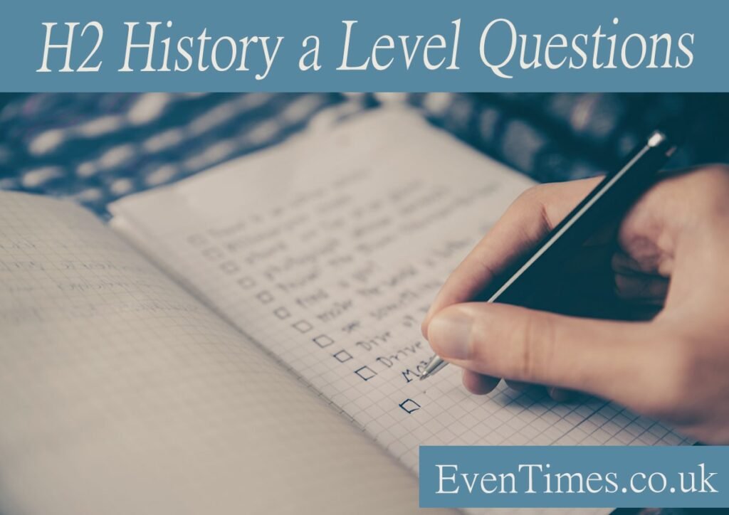 Mastering H2 History a Level Questions