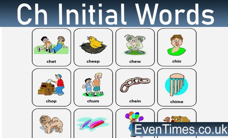 Ch Initial Words: A Complete Guide to Understanding and Using Them