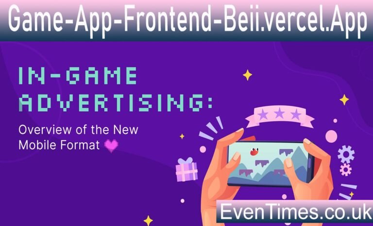 Game-app-frontend-beii.vercel.app: Your Ultimate Digital Gaming Destination