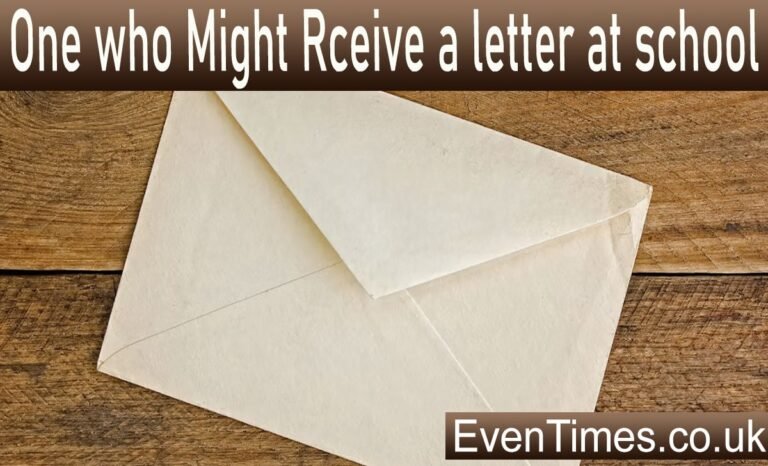 One Who Might Receive a Letter at School: Why Kids Love Mail