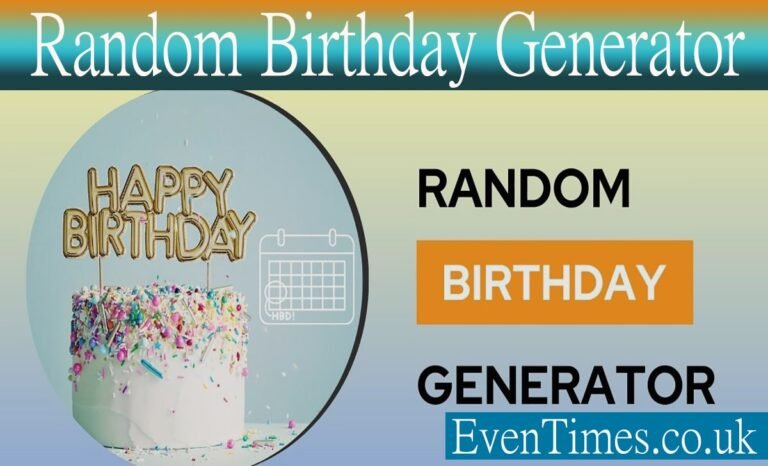 Random Birthday Generator: Your Ultimate Tool for Dates and Data