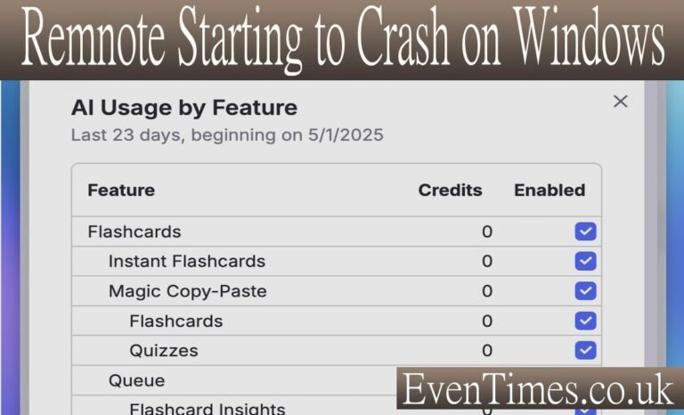 RemNote starting Crashing on Windows? Here's How to Fix It