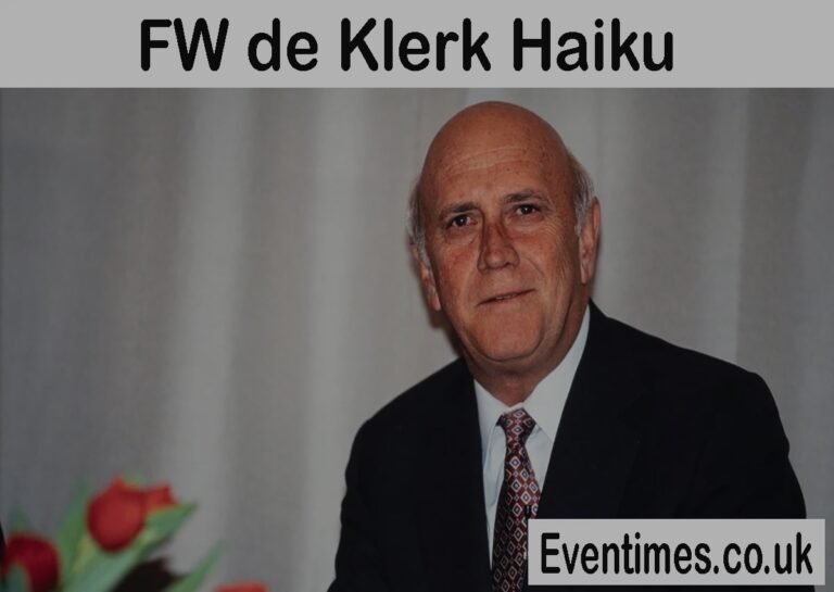 FW de Klerk Haiku A gentle, thoughtful guide
