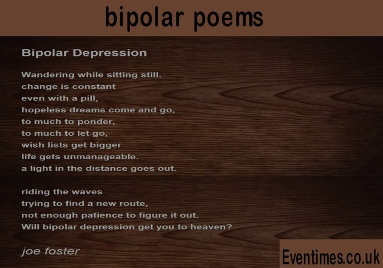 Bipolar Poems: Finding Words for the Highs and Lows