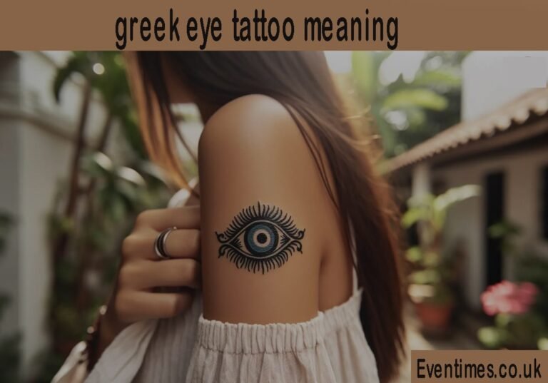 Greek Eye Tattoo Meaning: More Than Just a Symbol