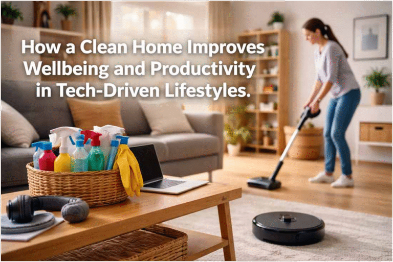 How a Clean Home Improves Wellbeing and Productivity in Tech-Driven Lifestyles How a Clean Home Improves Wellbeing and Productivity in Tech-Driven Lifestyles